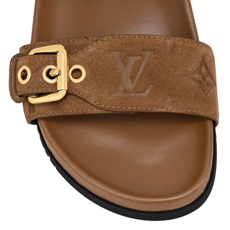 louis vuitton bom dia flat mule fur|bom dia flat mule reviews.